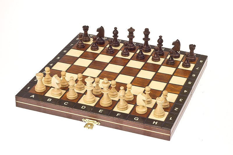 Magnetic Chess Set 27cm – Wooden Folding Travel Board – image 8