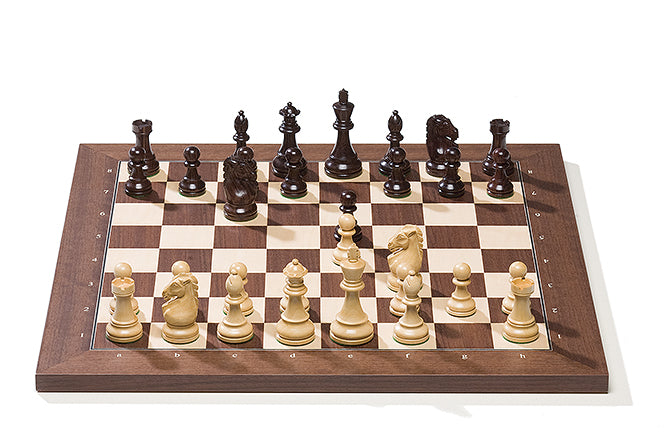 DGT USB Electronic Chess Board - Rosewood/Maple with Royal Pieces Set
