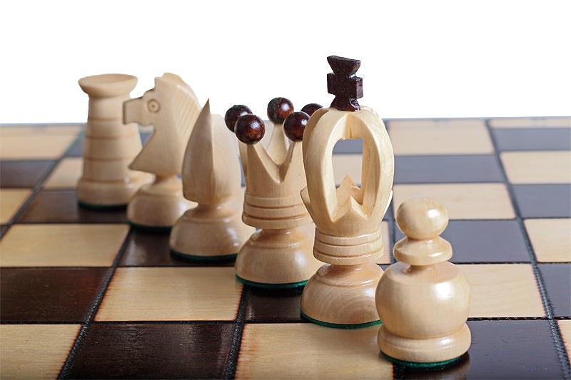 Kingdom Chess Set Large 44x44cm – Royal Hornbeam with Hand-Painted Board – image 10