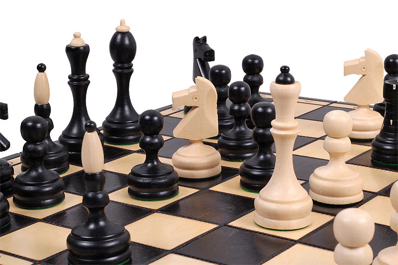 CLASSIC Chess Set 50x50cm – Hand-Carved Hornbeam Folding Board – image 10