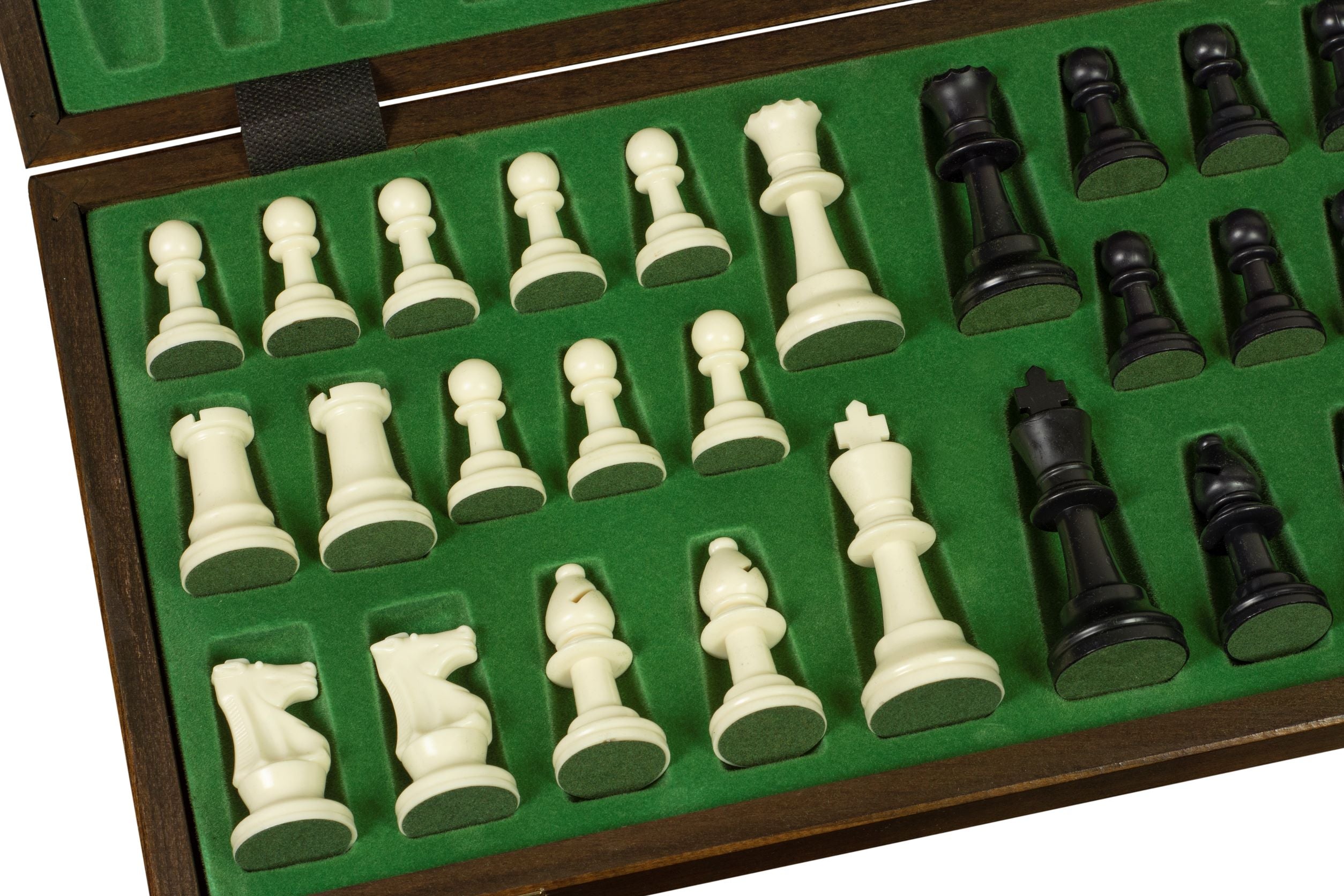 Training Chess Set 48cm – Brown Board 50mm with Staunton 96mm King – image 2