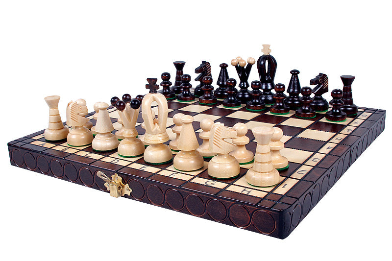 King's Championship Little Chess Set – 30cm Compact Wooden Set – image 6