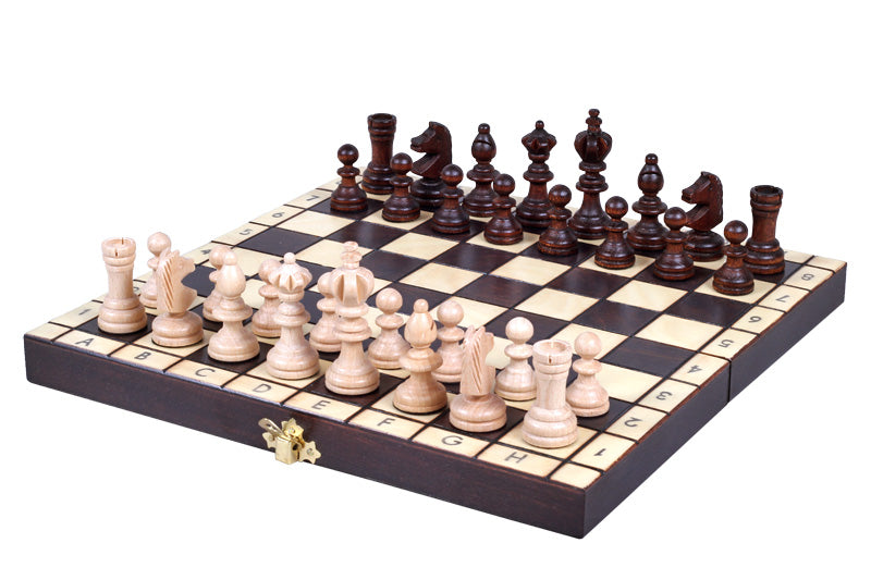 Mini Olympic Chess Set 28x28cm – Portable Travel Folding Board – image 6