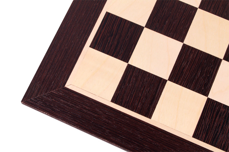 Chess Board 48×48 cm – Wenge & Sycamore, without Notation – image 2