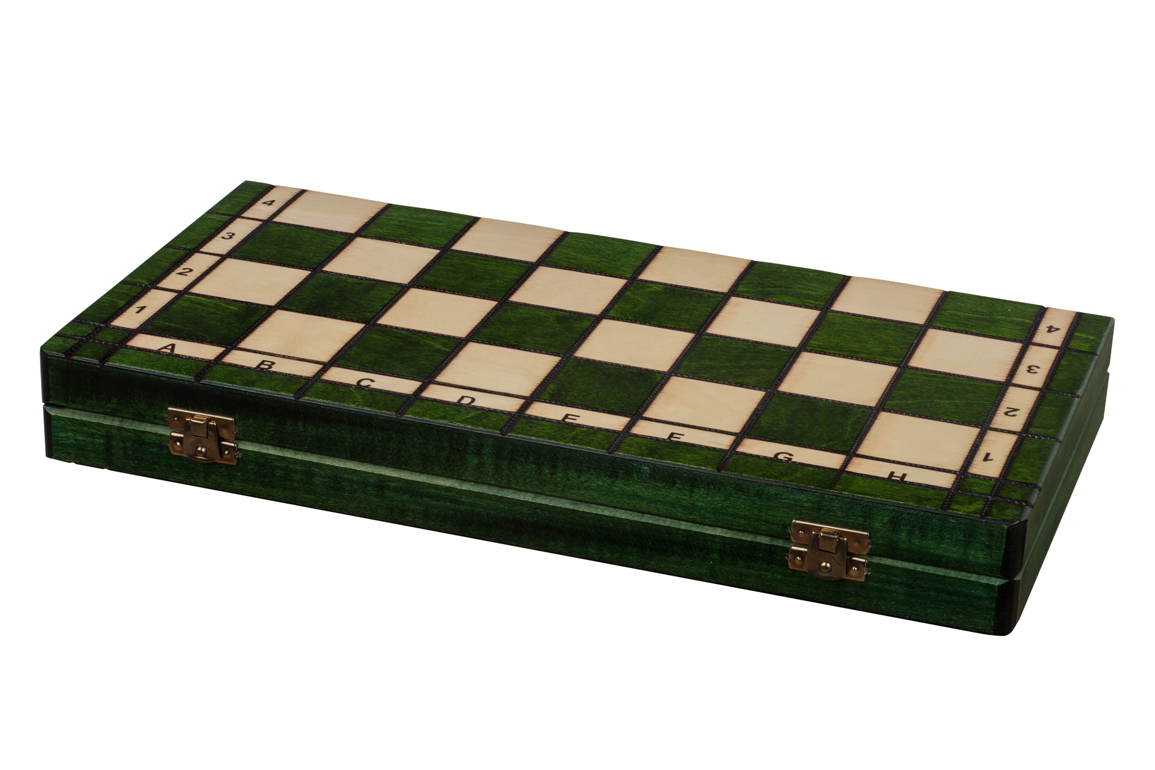 ACE Chess Set – Green, 42cm Folding Board with Pieces – image 5