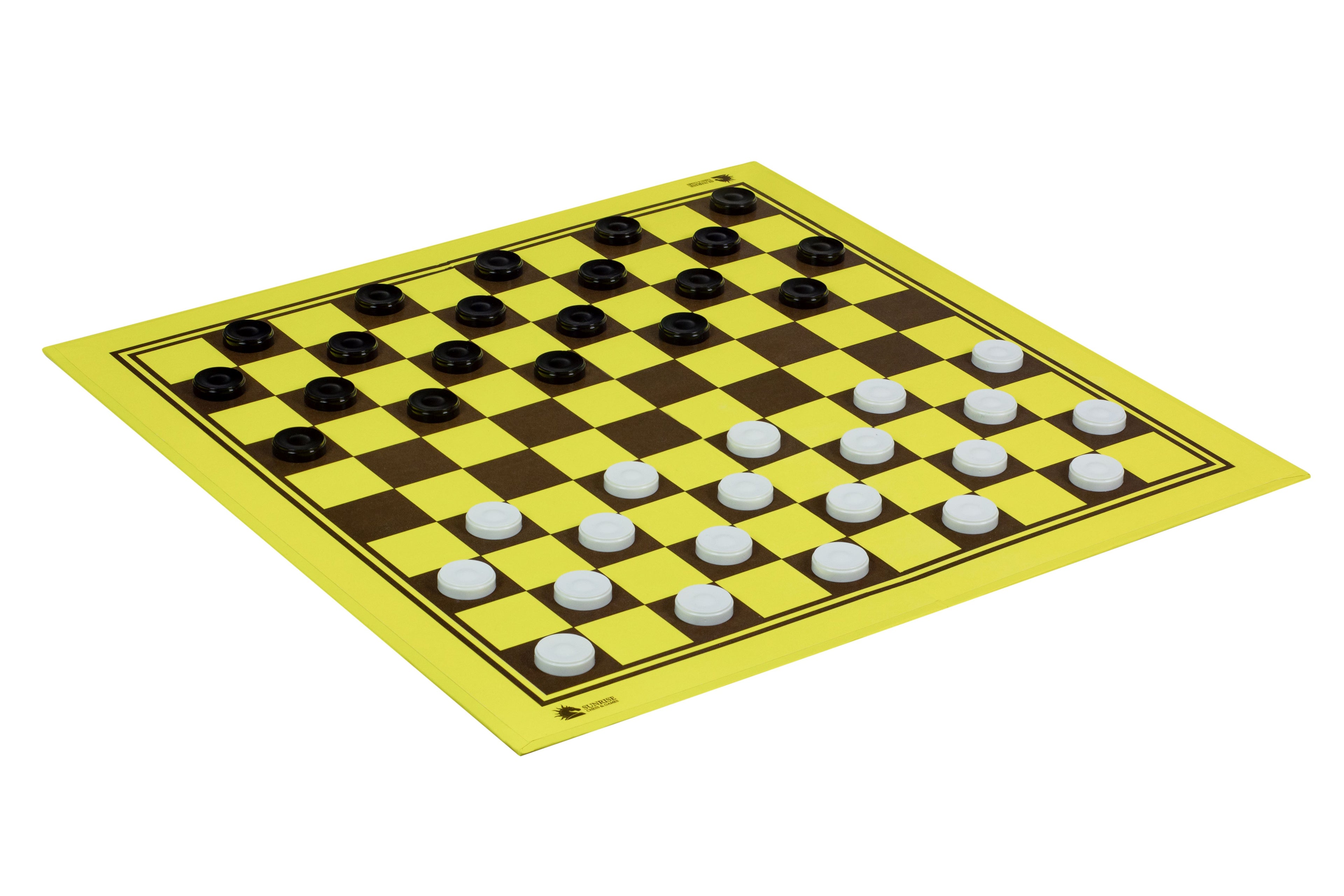 Checkers Pieces Plastic 40-Pack – For 100-Square Board