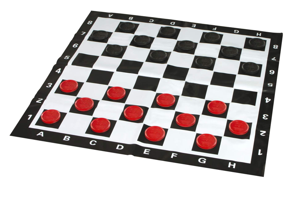 Garden Chess Set Small 20cm King - Complete with Board Checkers Weather-Resistant – image 5