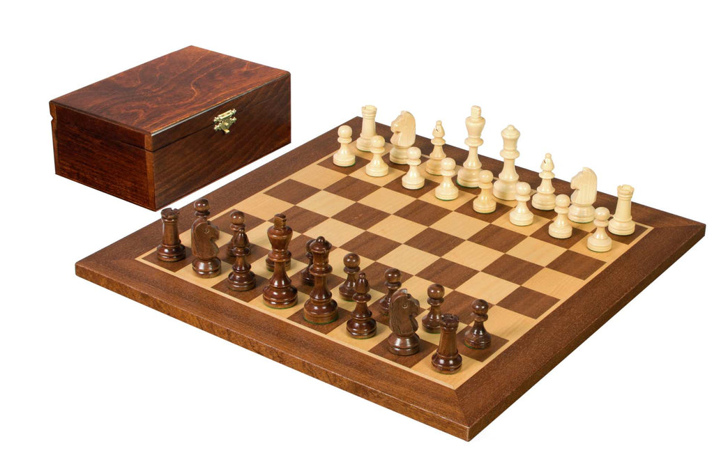 Tournament Chess Set No.4 - 40mm Board with Staunton 78mm Pieces in Trunk