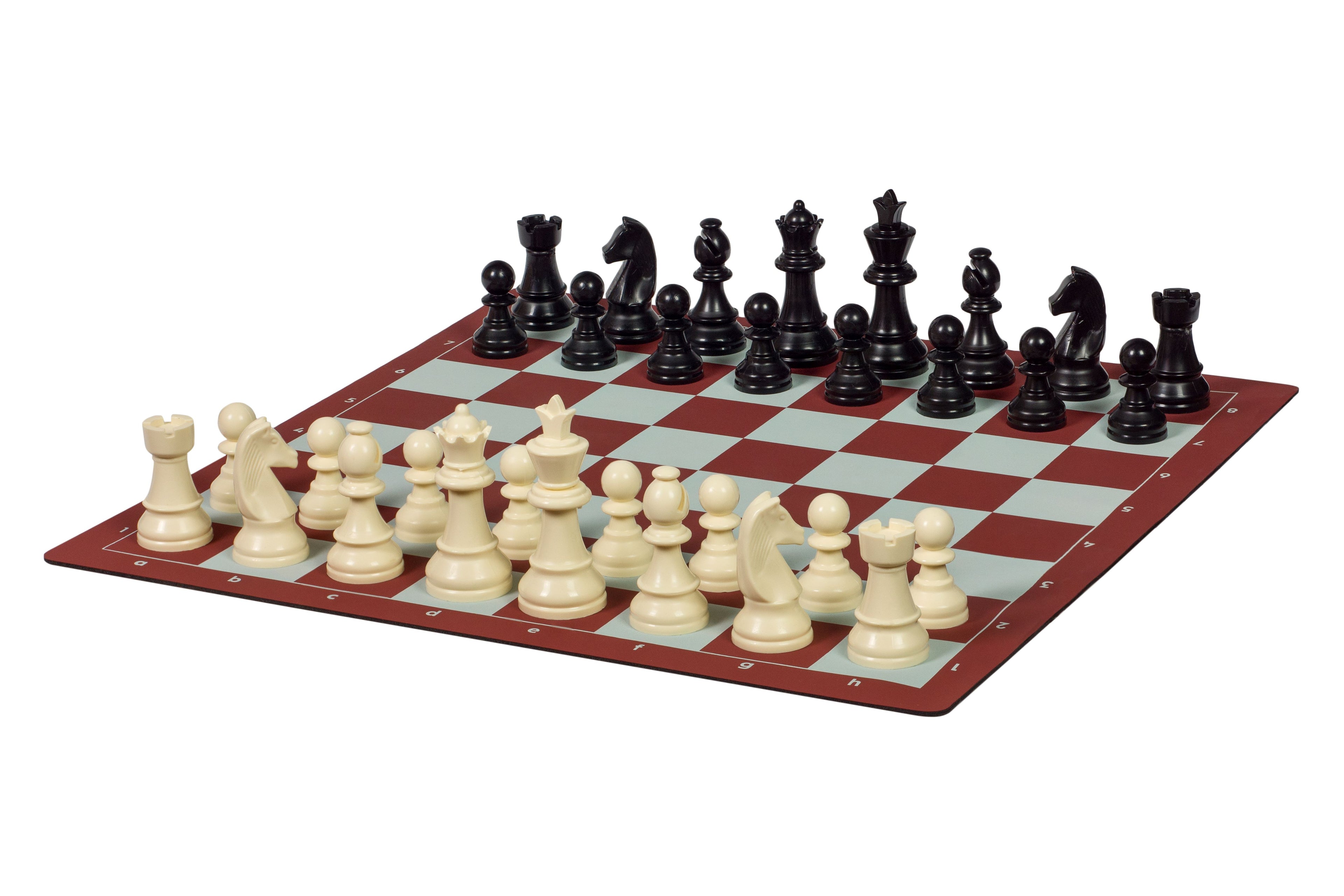 Travel Chess Set – Plastic Pieces, Roll-Up Board & Carry Bag – image 2