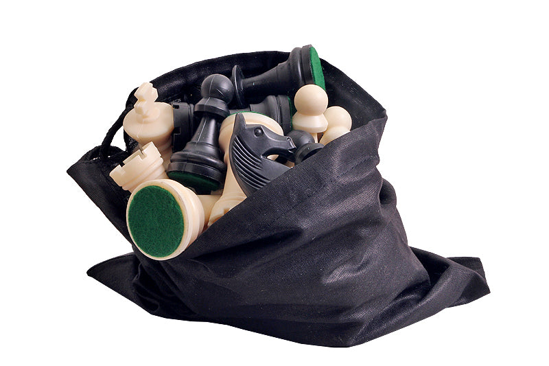 Chess Pieces Storage Bag – Cotton Drawstring Pouch – image 2