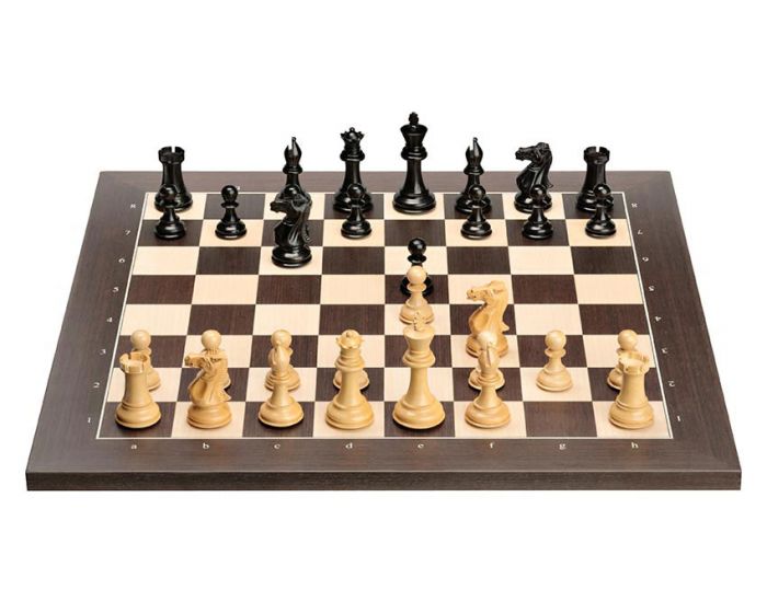 DGT USB Electronic Chess Board - Wenge/Maple with Ebony Pieces Set
