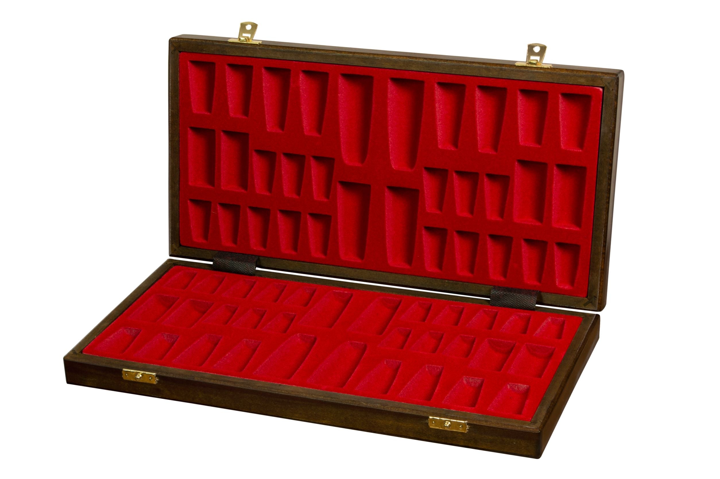 Wooden Chess Case with Insert – 40x40cm Storage Box – image 2