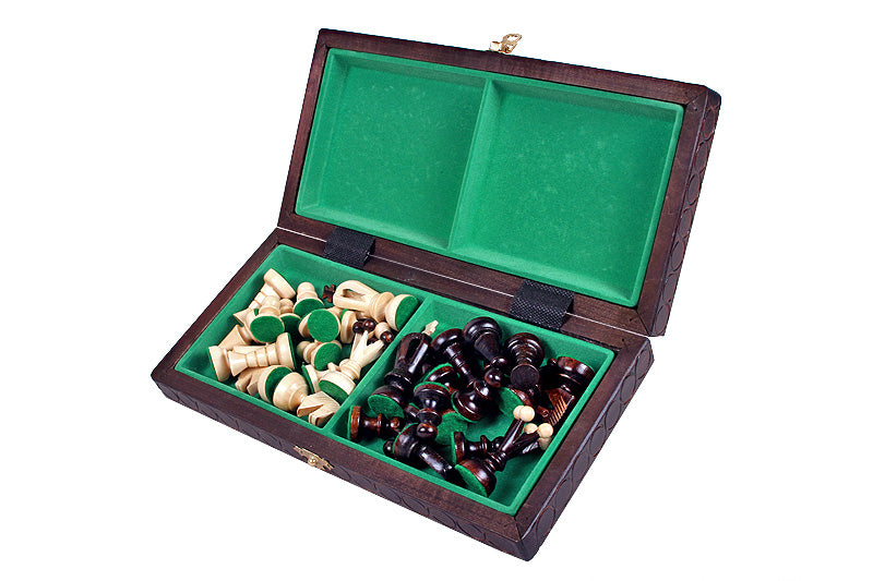 King's Championship Little Chess Set – 30cm Compact Wooden Set – image 3