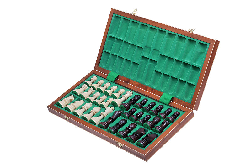 Tournament Chess Set No.7 50x50cm – Mahogany & Sycamore Inlaid Board – image 9