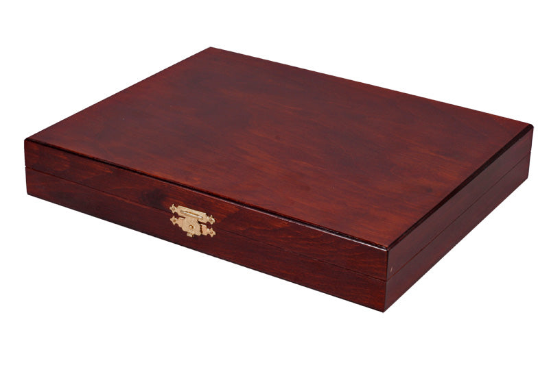 Staunton No.5 LUX Chess Pieces – Weighted Hornbeam Set in Wooden Box – image 4