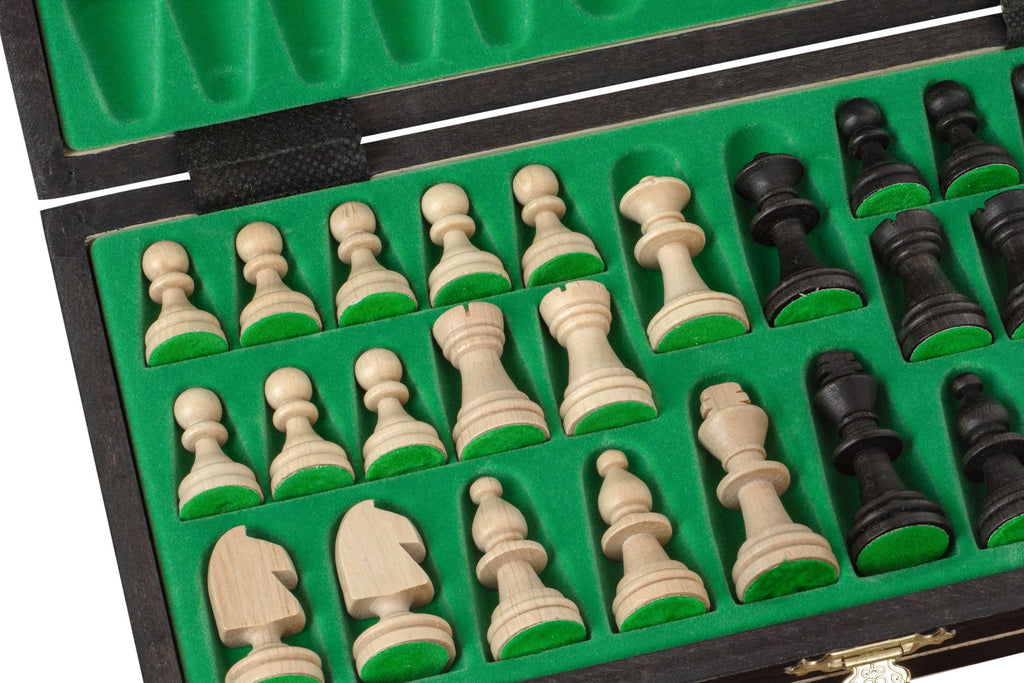 Magnetic Wooden Chess Set – Black Edition – image 3