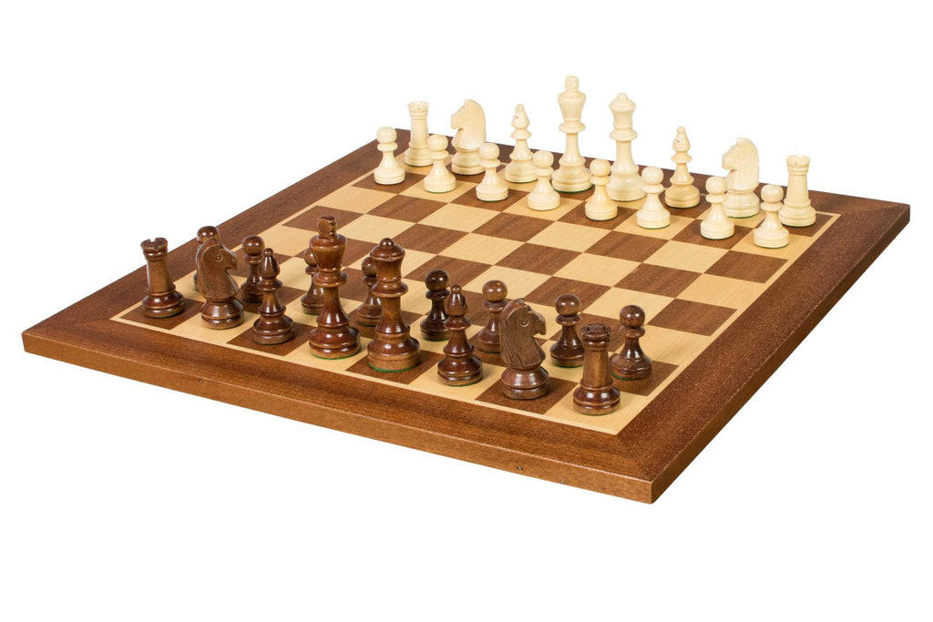 Tournament Chess Set No.4 - 40mm Board with Sunrise Staunton 78mm Pieces – image 2