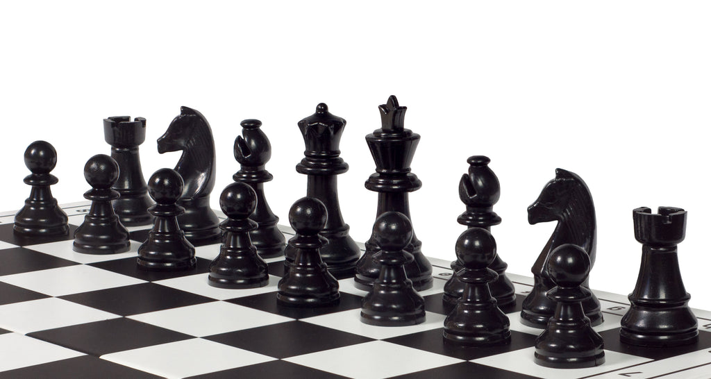 Staunton Plastic Chess Pieces 65mm King – Compact No.3 Size – image 5
