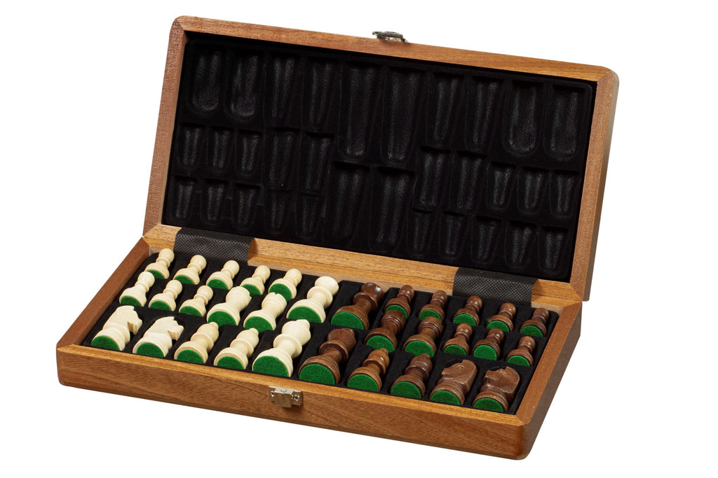 Sunrise Tournament Chess No.3 Exclusive – 30cm Mahogany Board & Pieces – image 6