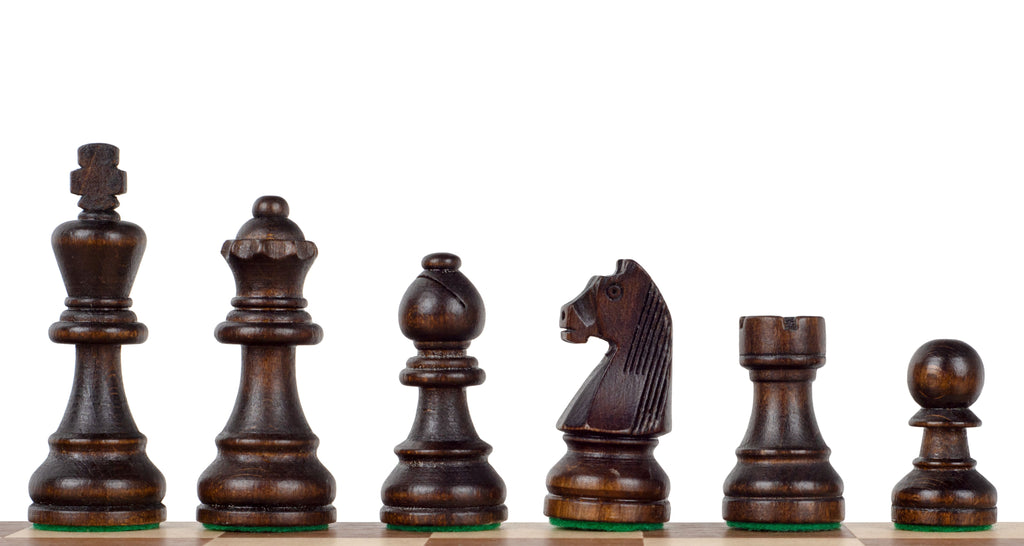 Staunton No.5 German Knight Chess Pieces – With Extra Queens – image 4