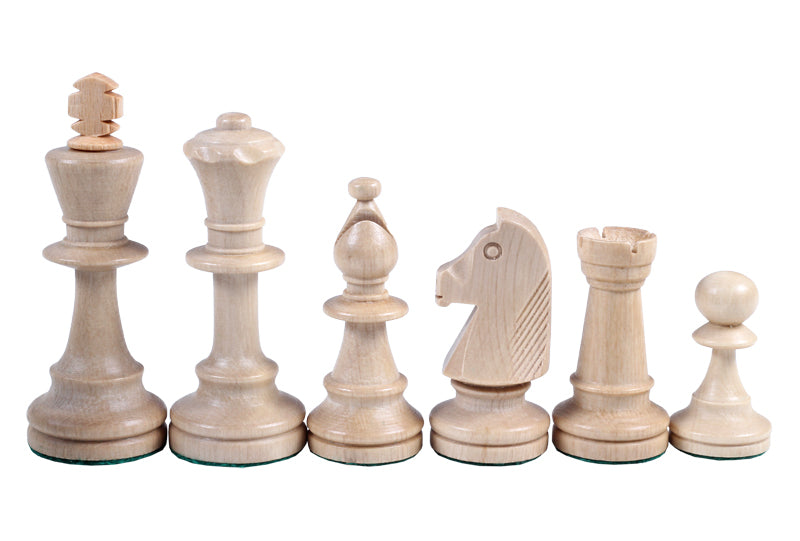 Staunton Standard No.5 Chess Pieces - Hornbeam Weighted Set in Wooden Box – image 8