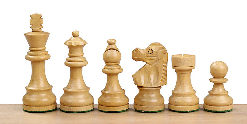 Chess Set No.6 – Sapele Board + 3.75" French Acacia Pieces – image 5