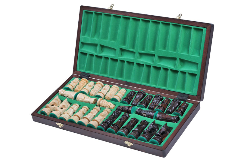 GIEWONT Chess Set 50x50cm – Highland Style Hand-Carved Linden Wood – image 11