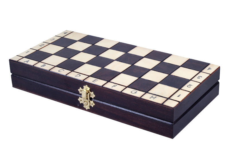 Mini Olympic Chess Set 28x28cm – Portable Travel Folding Board – image 2