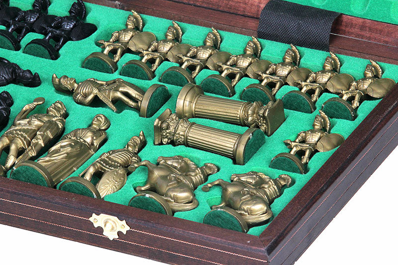 SPARTAN Chess Set 50x50cm – Ancient Warrior Weighted Pieces with Hand-Painted Board – image 3