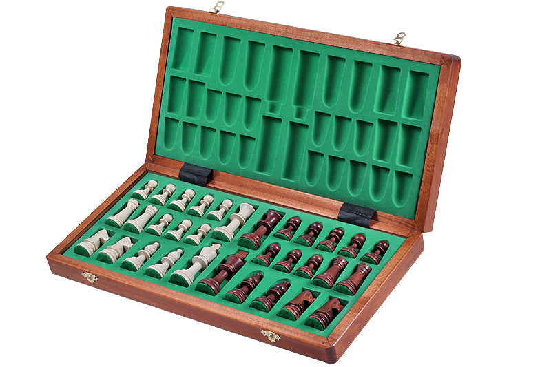 Tournament Chess Storage Box No.5 – Intarsia Board with Insert Compartments – image 3