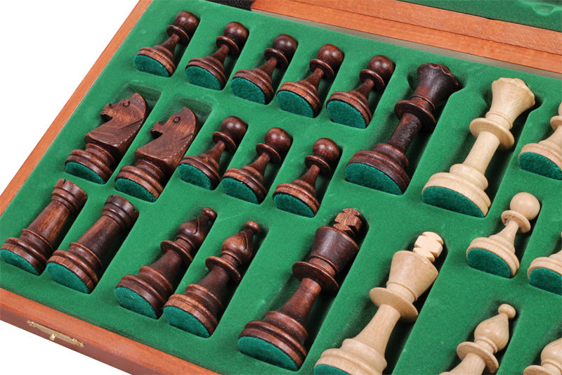 Tournament Chess Set No.5 48x48cm - Professional Inlaid Board with Weighted Pieces – image 2