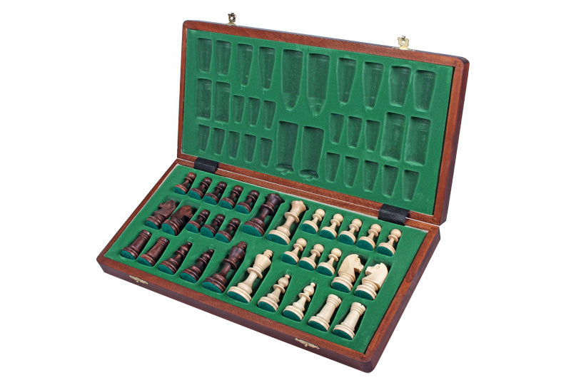 JOWISZ Tournament Chess Set No.4 42x42cm – Fired Board with Metal Weighted Pieces – image 8