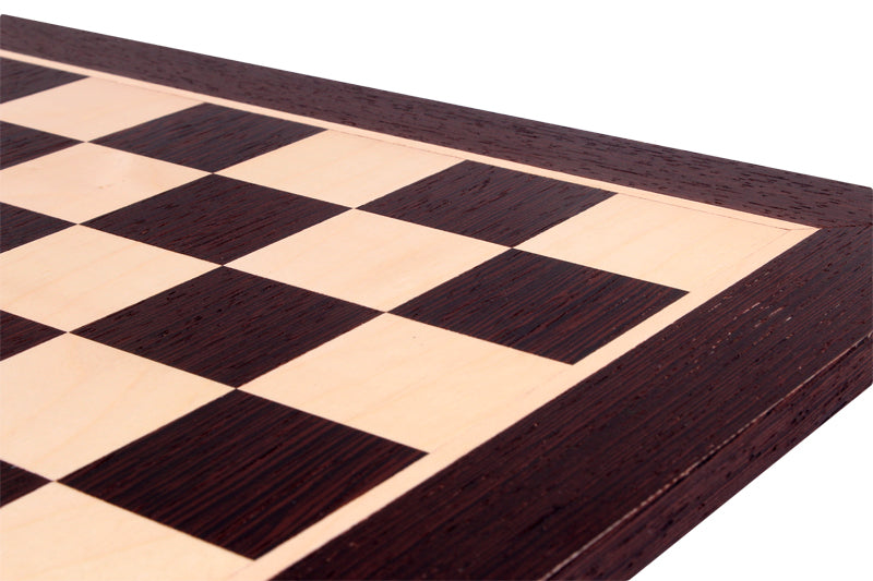 Chess Board 44×44 cm – Wenge & Sycamore, without Notation – image 3