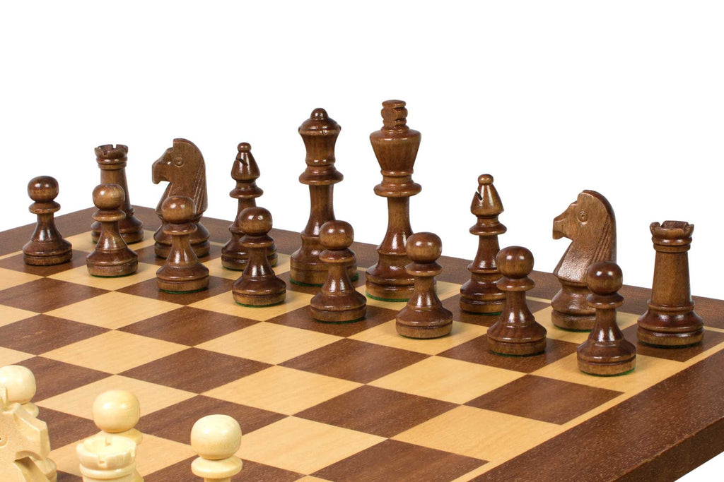 Tournament Chess Set No.4 - 40mm Board with Sunrise Staunton 78mm Pieces