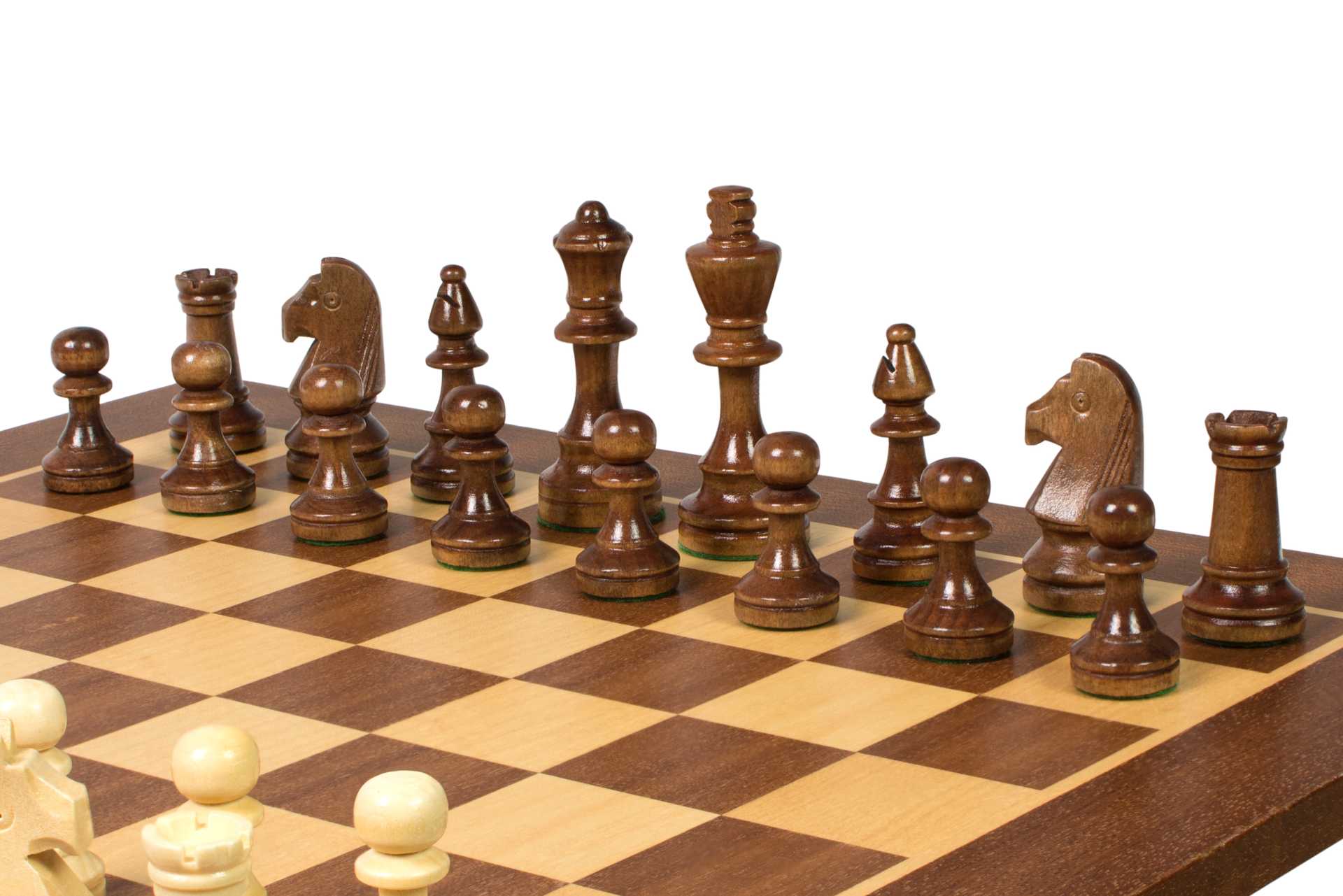 Tournament Chess Set No.4 - 40mm Board with Staunton 78mm Pieces in Trunk – image 2