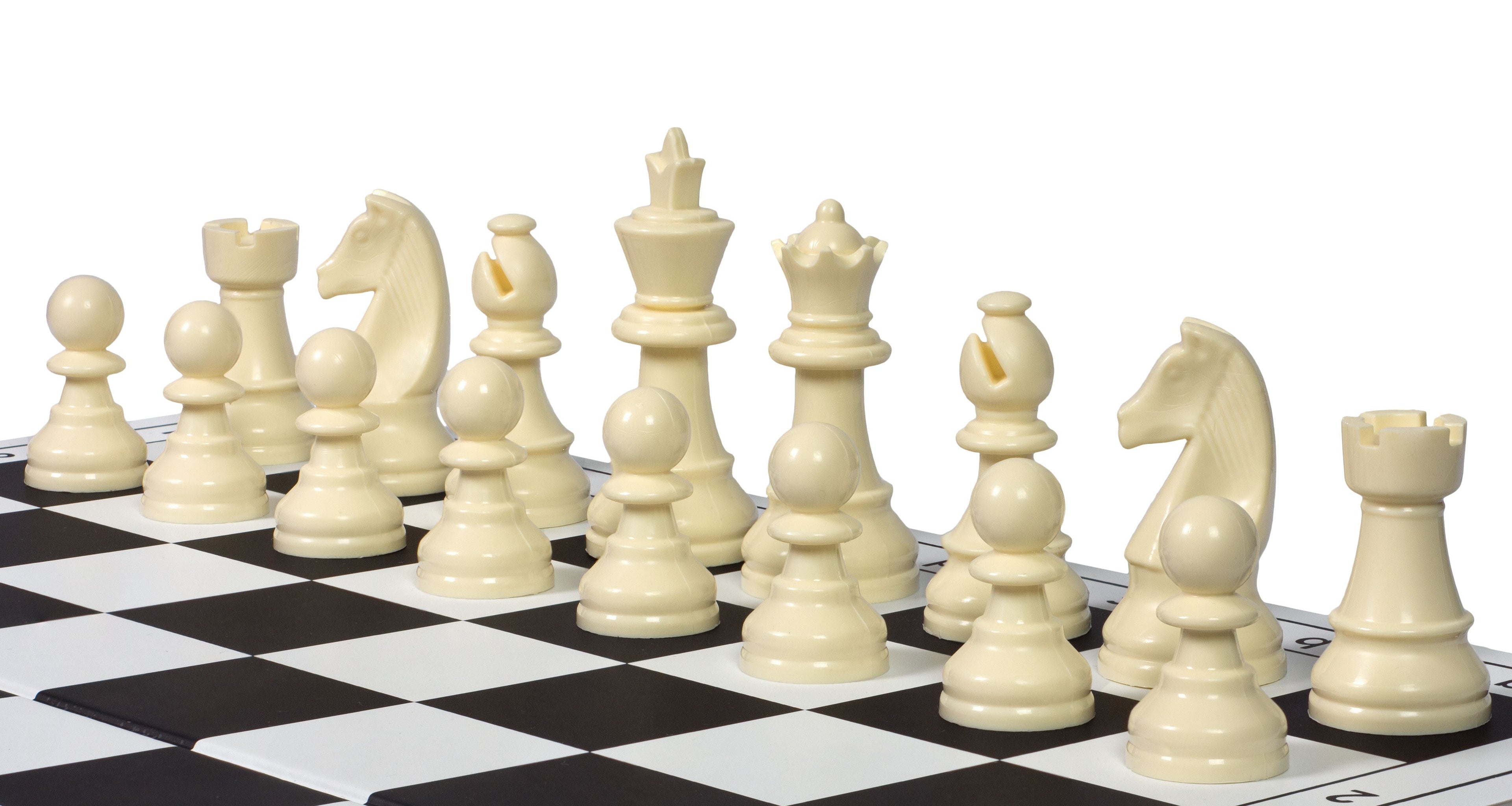 Staunton Plastic Chess Pieces 85mm King – Tournament Standard – image 6