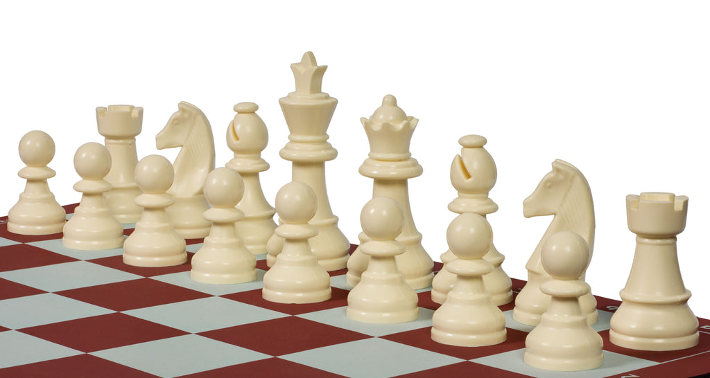 Travel Chess Set – Plastic Pieces, Roll-Up Board & Carry Bag – image 4