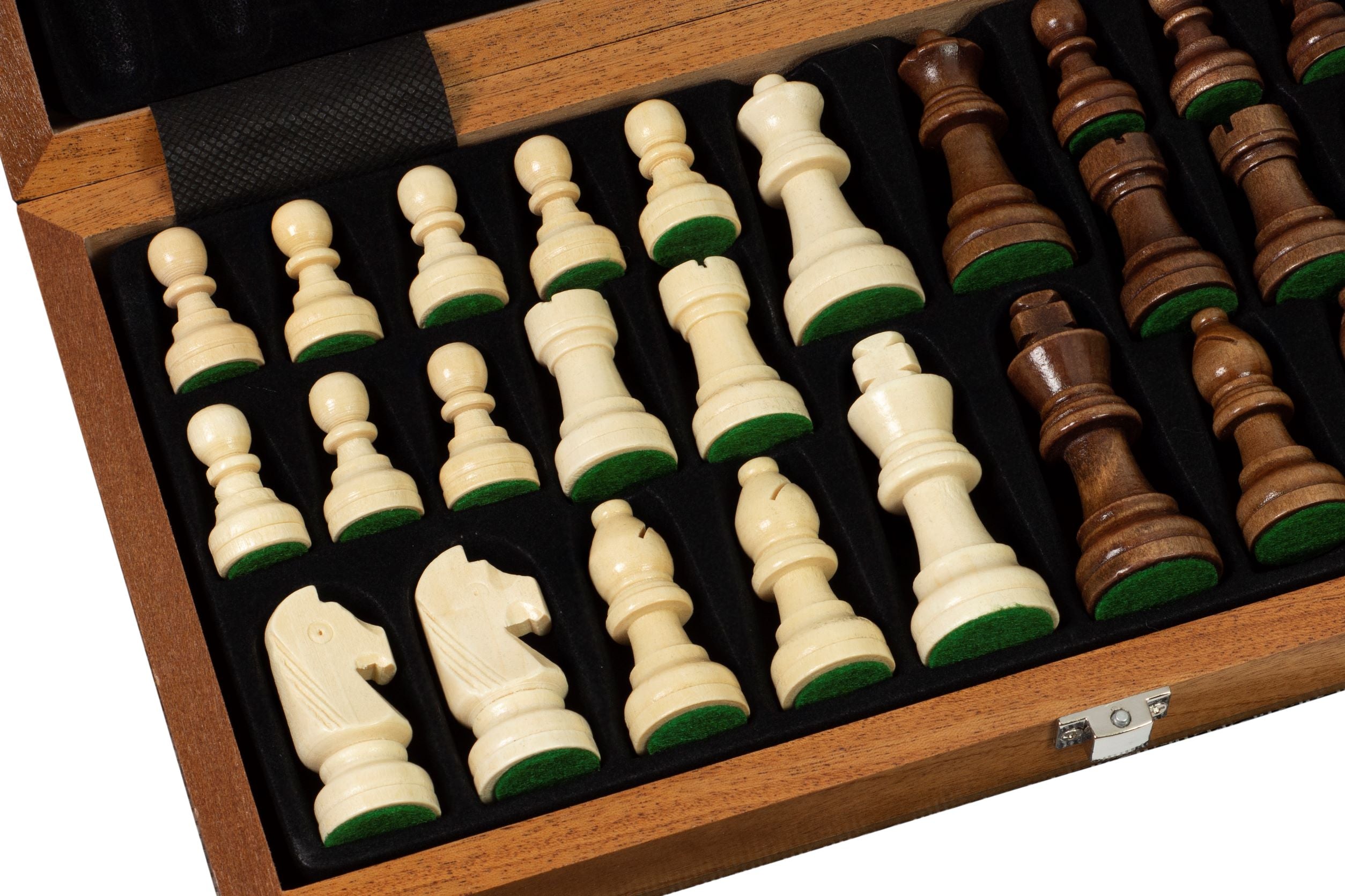 Sunrise Tournament Chess No.3 Exclusive – 30cm Mahogany Board & Pieces – image 2
