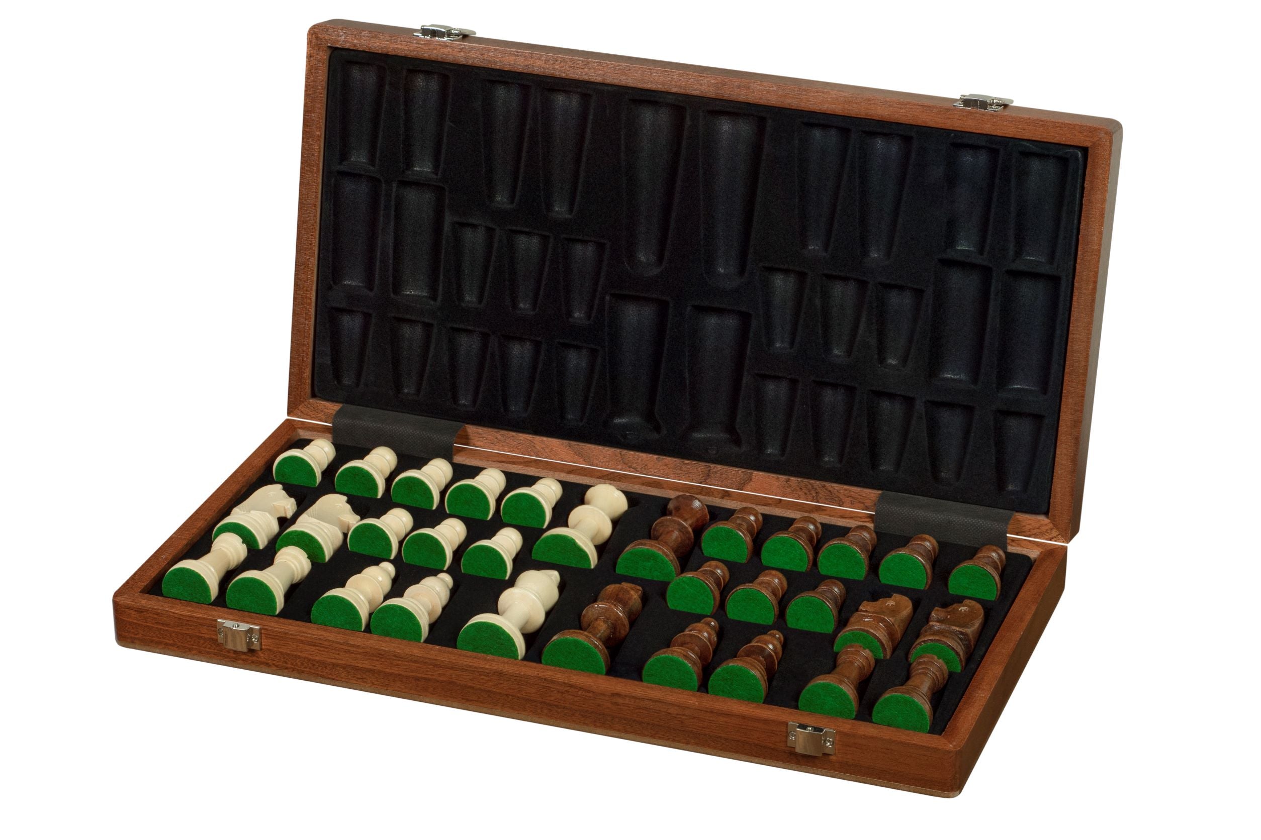 Sunrise Tournament Chess No.5 Exclusive – Sapele Board & Staunton Pieces – image 3