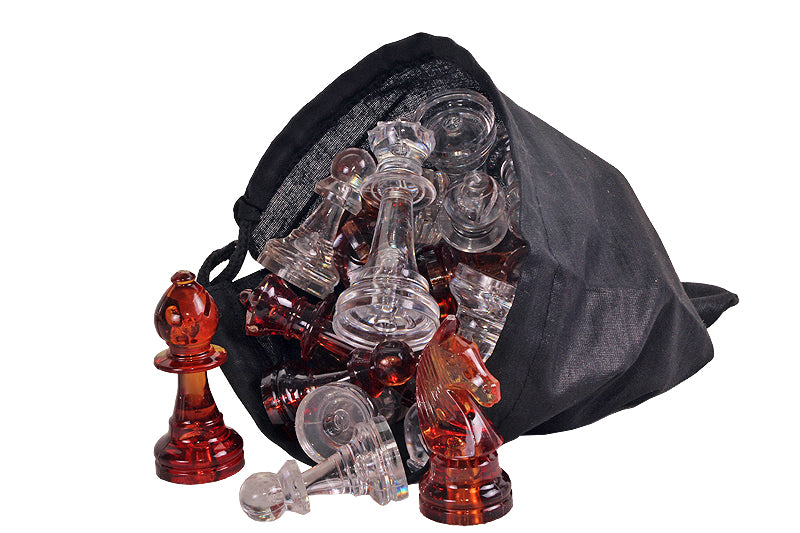 Chess Pieces Storage Bag – Cotton Drawstring Pouch – image 4