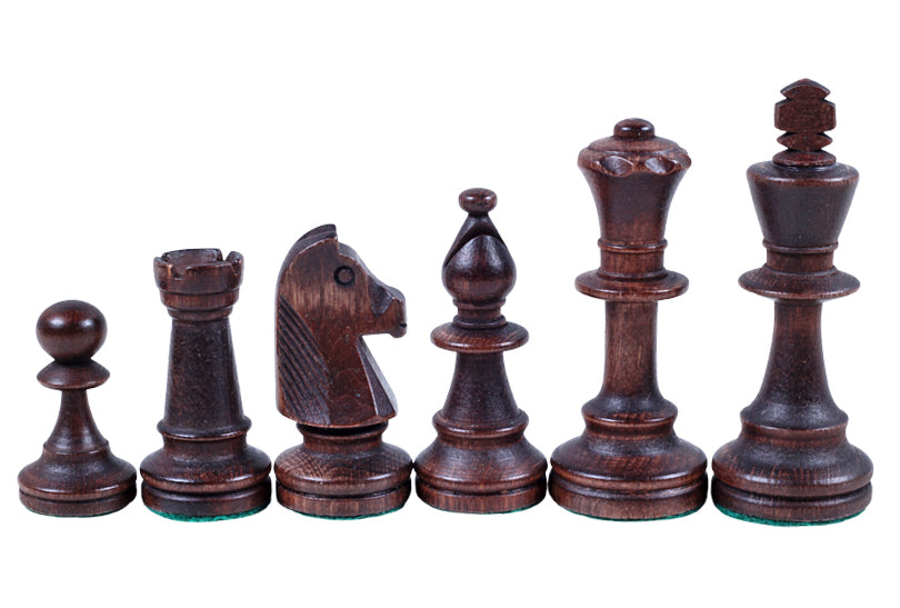 Staunton Standard No.5 Chess Pieces - Hornbeam Weighted Set in Wooden Box – image 9