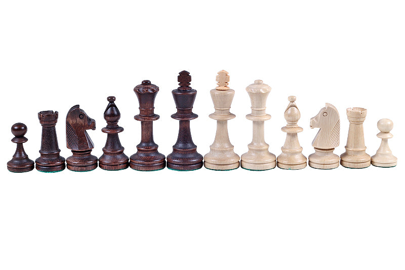 Staunton No.5 Chess Pieces 85mm – Budget Carved Wooden Set – image 4