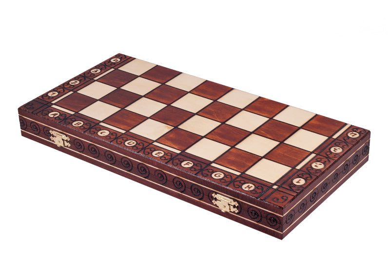 CONSUL Chess Set 48x48cm – Hand-Carved Hornbeam & Sycamore Folding Board – image 8