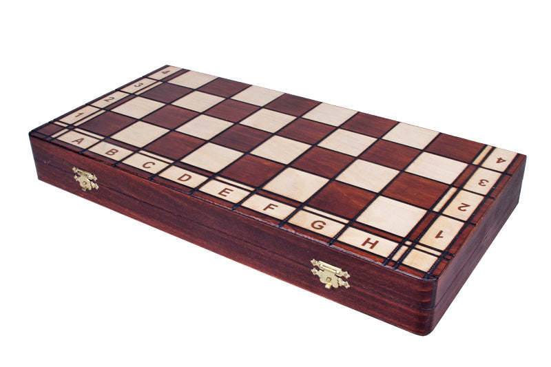 JOWISZ Tournament Chess Set No.4 42x42cm – Fired Board with Metal Weighted Pieces – image 6