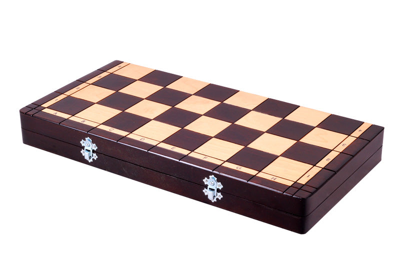 CLUB Chess Set 48x48cm – Hand-Carved Hornbeam Folding Board – image 5