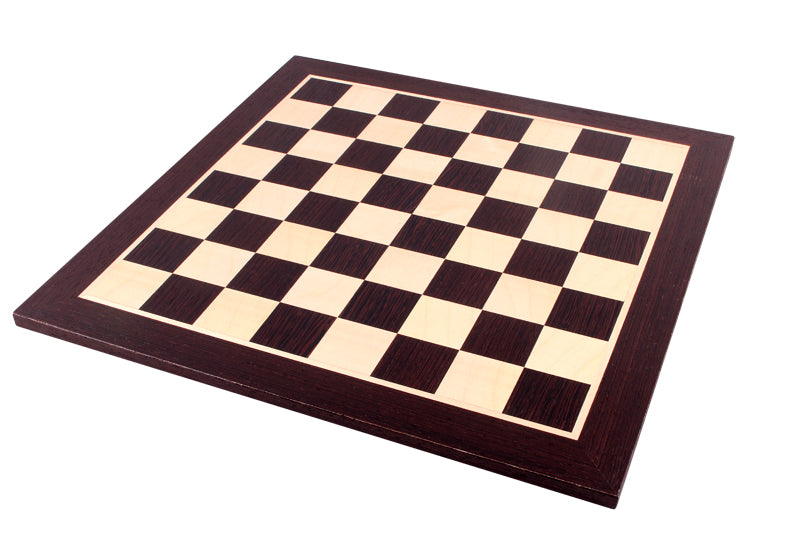 Chess Board 44×44 cm – Wenge & Sycamore, without Notation – image 4