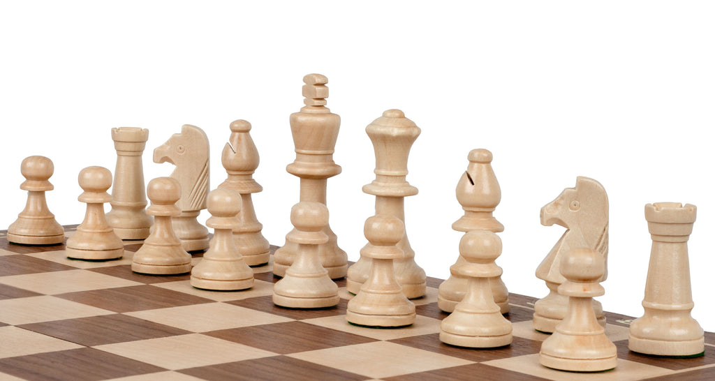 Sunrise Tournament Chess Exclusive – 45cm Walnut/Maple Board & Pieces – image 3