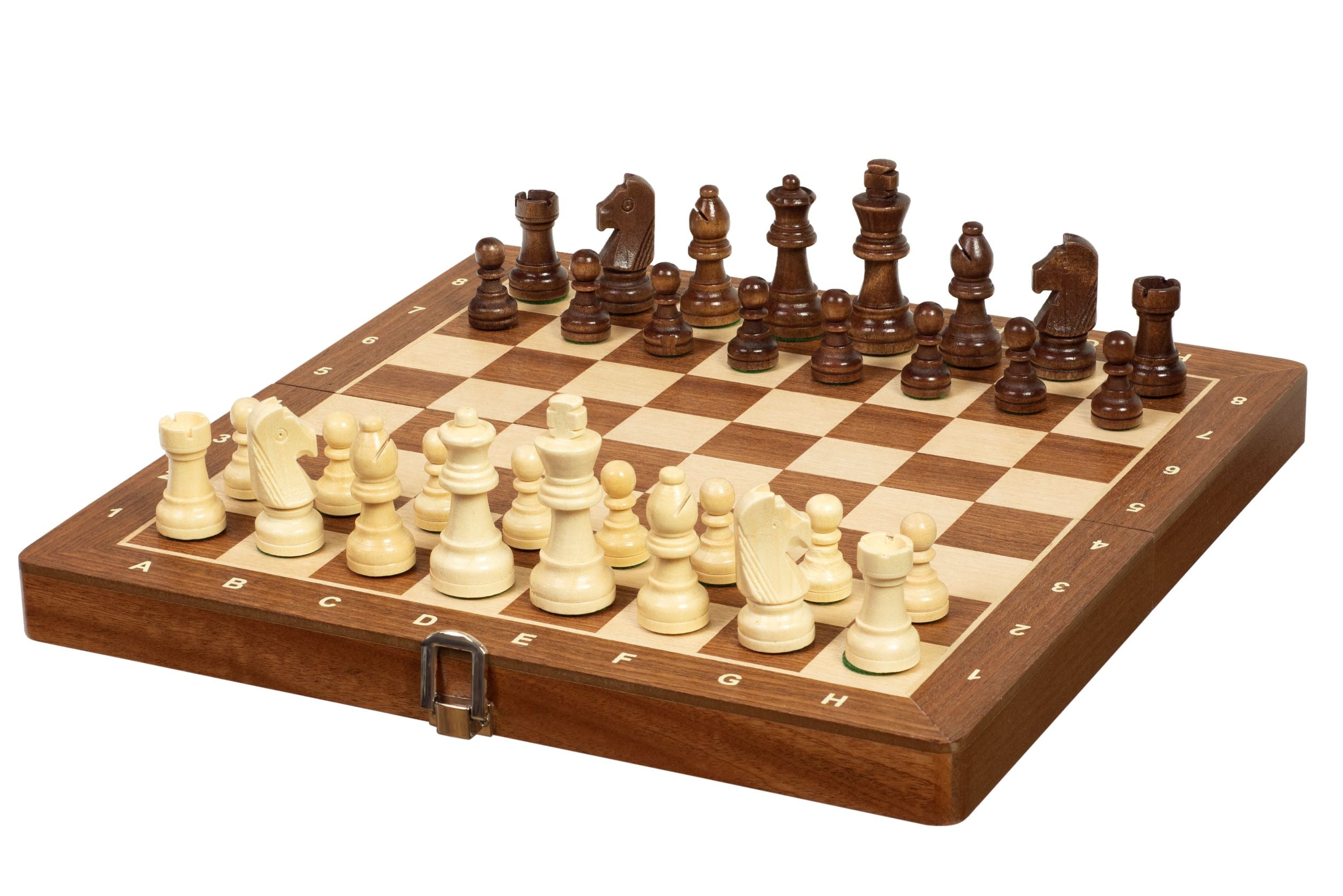 Sunrise Tournament Chess No.3 Exclusive – 30cm Mahogany Board & Pieces – image 7