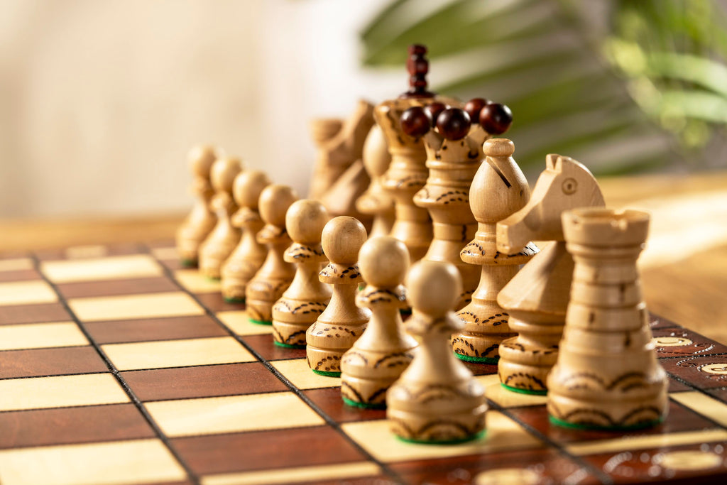 SENATOR Chess Set 42x42cm – Classic Weighted Pieces Folding Board – image 5
