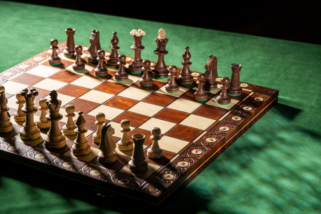 SENATOR Chess Set 42x42cm – Classic Weighted Pieces Folding Board – image 13